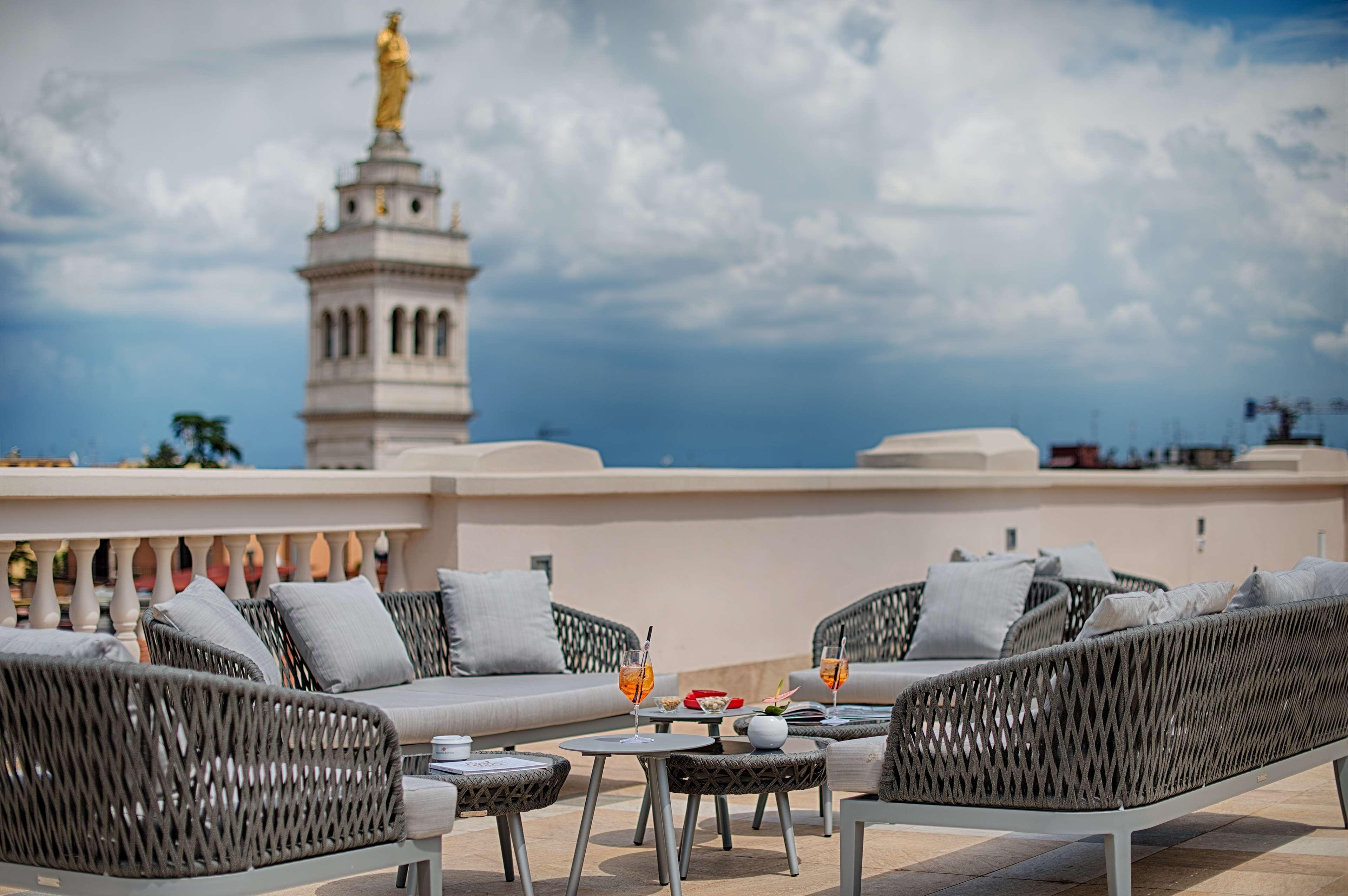 Hotel NH Collection Palazzo Cinquecento Roma Esterno foto The rooftop terrace