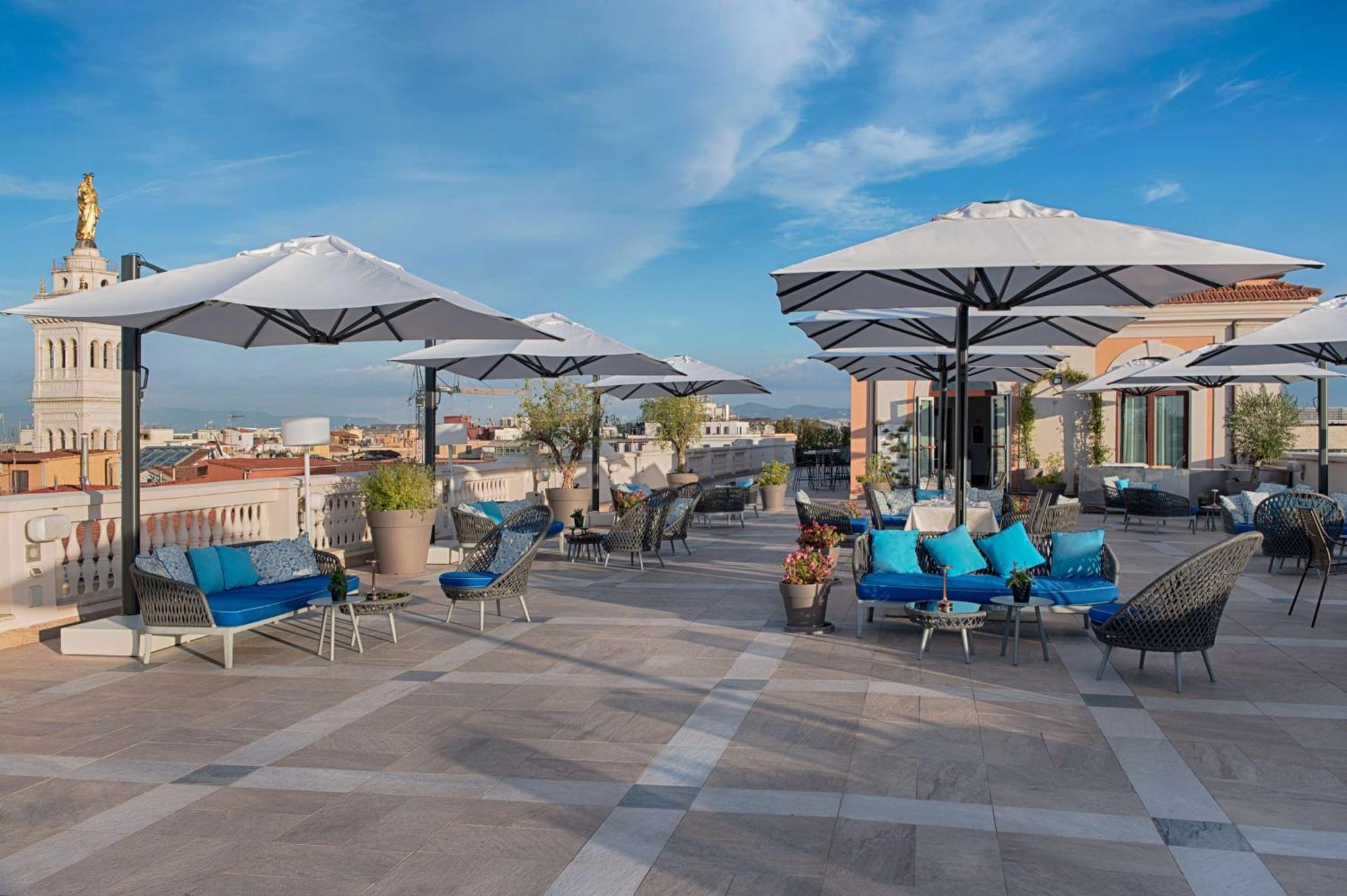 Hotel NH Collection Palazzo Cinquecento Roma Esterno foto Rooftop terrace